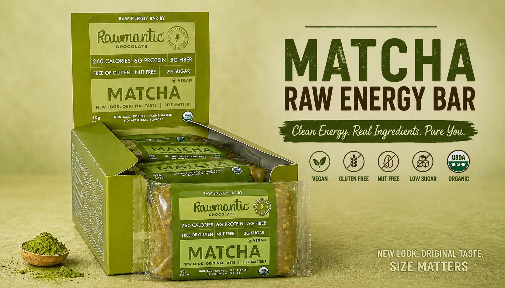 Matcha Protein Bar